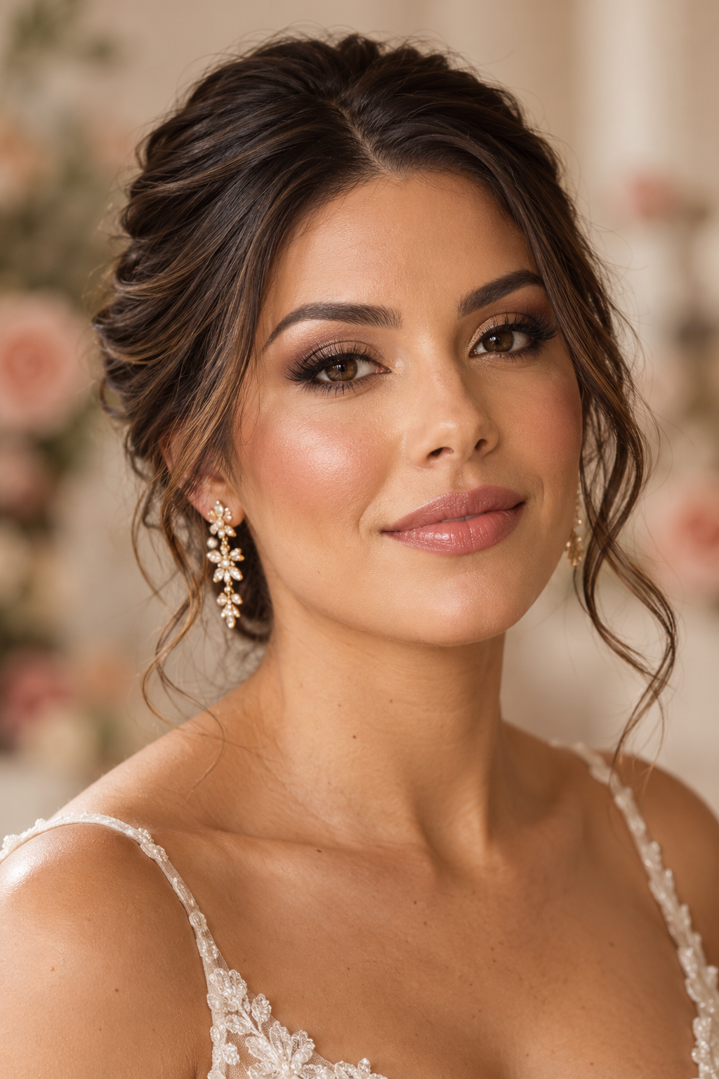 Maquiagem de noiva elegante